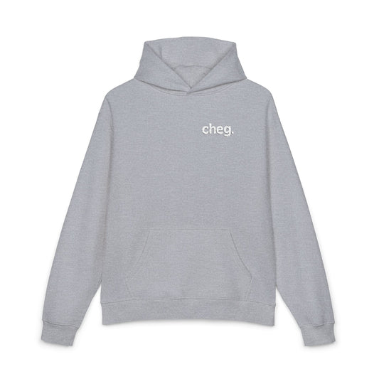 Relaxed Powder Grey cheg. hoodie