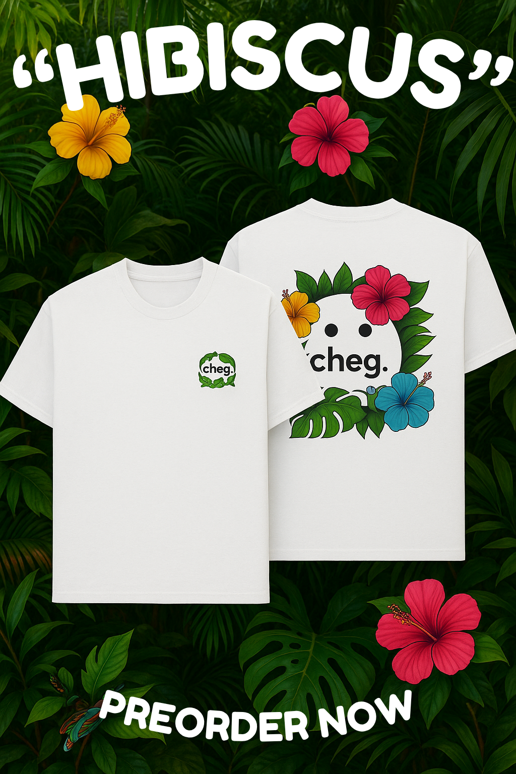 Hibiscus cheg. T-Shirt