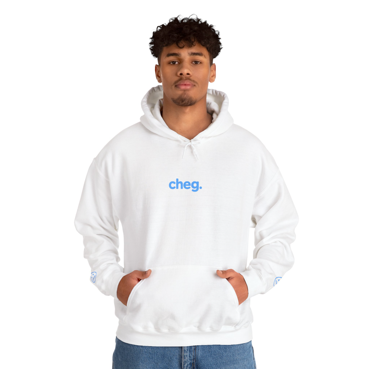 Sky Blue cheg. Hoodie